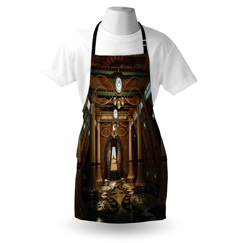 No Pattern Bib Apron