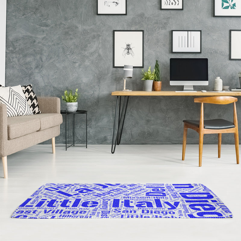 Chenille Indoor Rug, Rectangle 5' x 7'