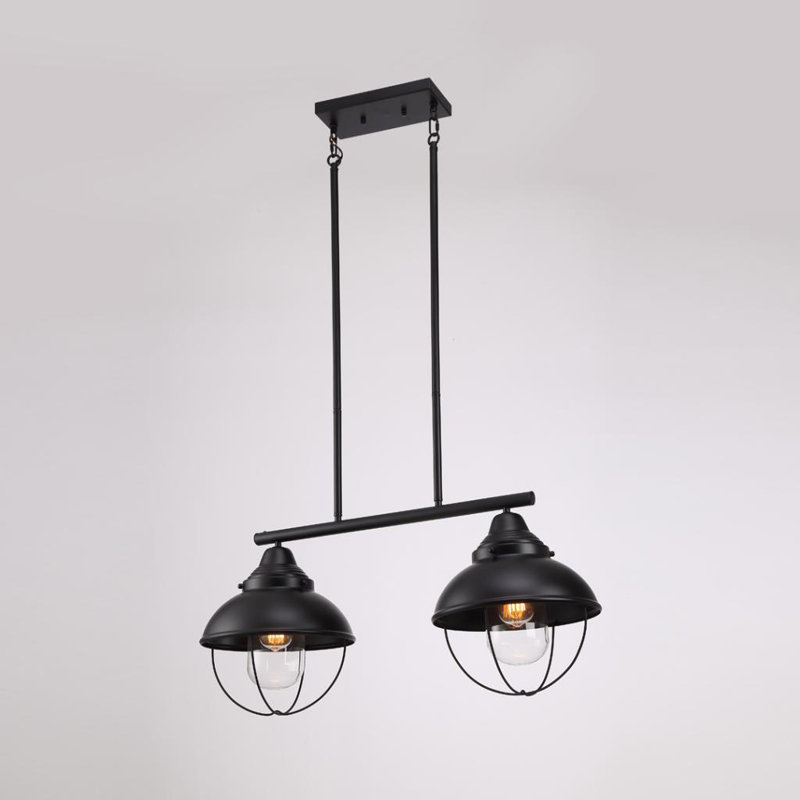 2 - Light Black Lantern Pendant