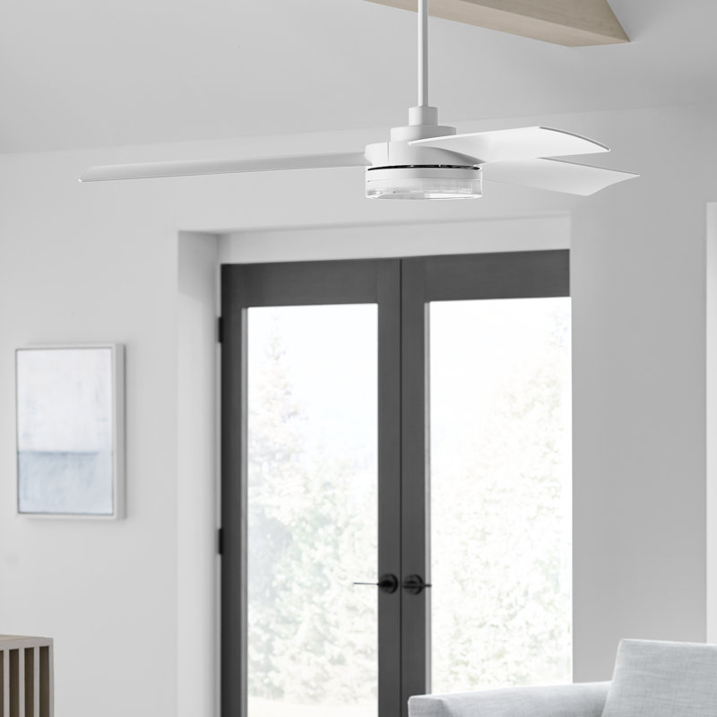 LED Ceiling Fan, Midnight Black