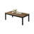 Contemporary Style 3Pc Table Set 1X Coffee Table 2X End Table Faux Marble Top Wooden Legs Primary Living Room-775397791-775397790