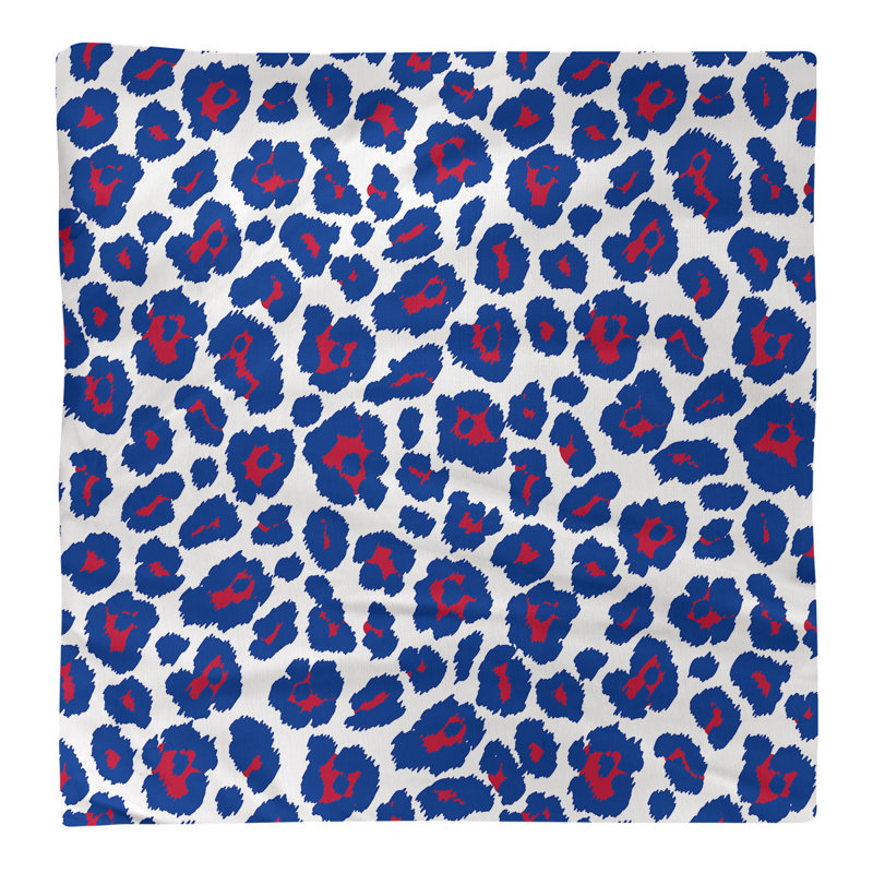 Serviette de foot Buffalo, Blanc/rouge, 22 po x 22 po
