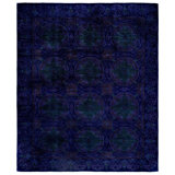 Overdyed One-of-a-Kind 8' 2" X 9' 10" Hand Knotted Area Rug