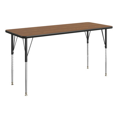 Commercial Adjustable Height Rectangular Activity Table-Standard Legs