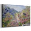 La vallée de Sasso, soleil, 1884, toile tendue avec châssis-12283676