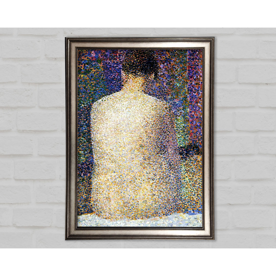 Gerahmtes Leinwandbild Study Of A Model 2 von Seurat