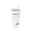 Stainless Steel 20 Oz. Tumbler With Straw, Miss To Mrs.