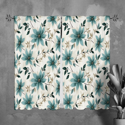 Paire de rideaux obscurcissant en polyester Reyk