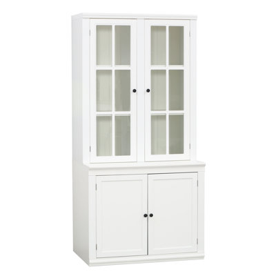 75'' Freestanding 5-Tier Display Book Shelf with 1 File Drawer, Farmhouse Bookcase with Storage & Cabinet, Modern Wooden Organizer for Hallways, Living Room, Kitchen, Home, Office - White
