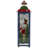 Red White and Green "Snow" Christmas Lantern 15"