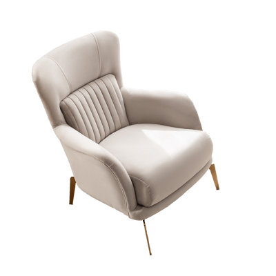 Robison Upholstered Modern Accent Chair, Armchair for Living Room, Office