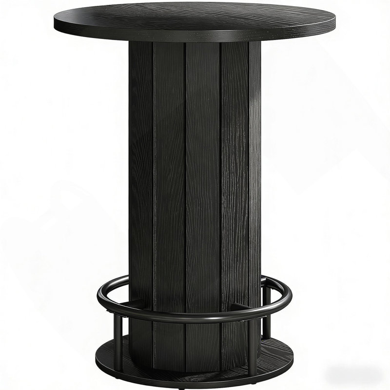 Table basse, table basse, table basse ronde, Noir