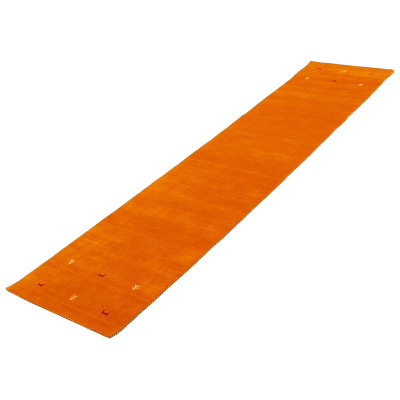 Kashkuli Gabbeh Orange Rug 2'8" x 13'0"