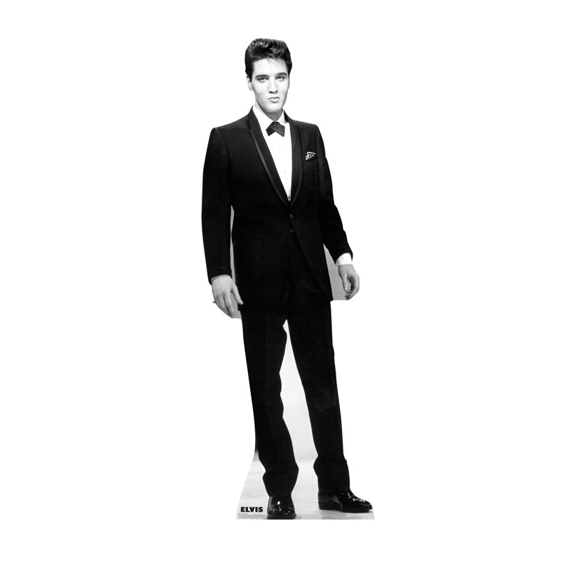 Elvis Presley Life-Size Black Tuxedo Cardboard Standup