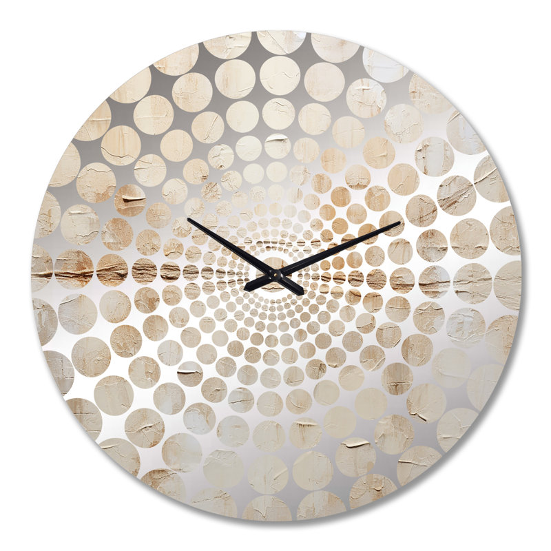 Isak - horloge murale peinture abstraite, Grand