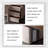 78.74"Rectangular brown multi-layer solid wood desk-1965013366