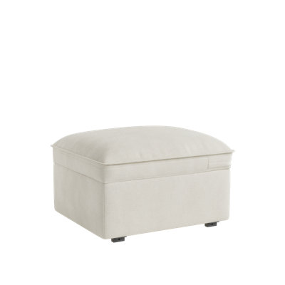 Repose-pieds modulaire inclinable, blanc cassé