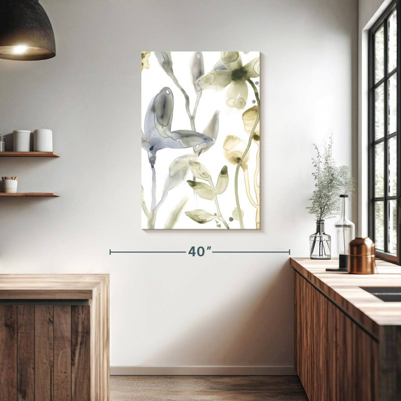 Harnek Stone Moss Stems I, 39" H x 26" W