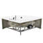 Turrella 2060mm x 164mm Whirlpool Acrylic Bathtub with Tap