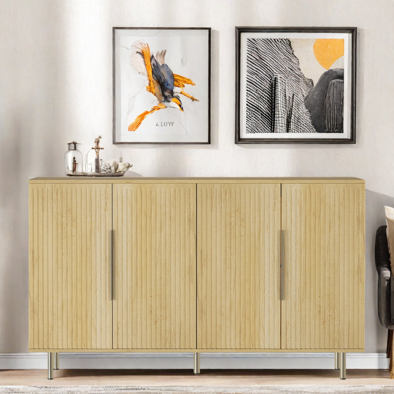 Buffet avec rangement et tablettes réglables