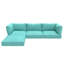 Ensemble de coussins de rechange pour canapé modulaire Sunbrella, 5 po-1846536825