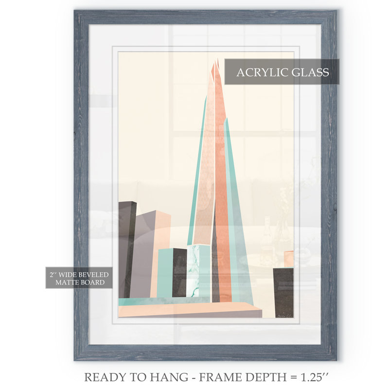 « graphicing architecture i » par paul cezanne-photo-cadre, reproduction d’art, H 24 po x l 18 po x P 1,25 po