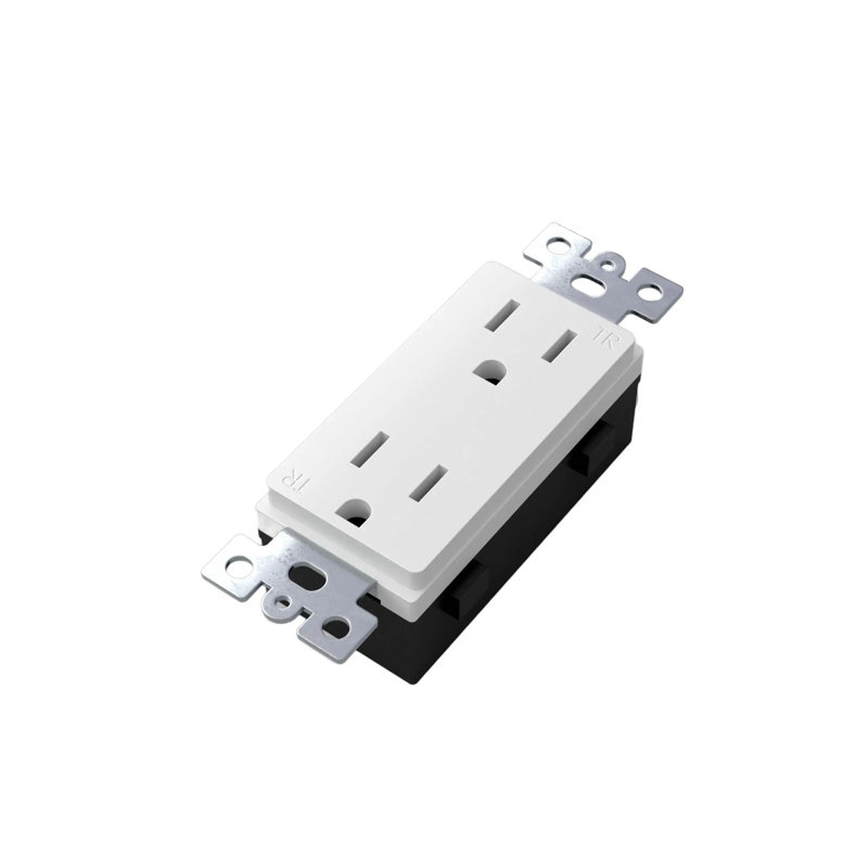 Outlet Module / Duplex , White