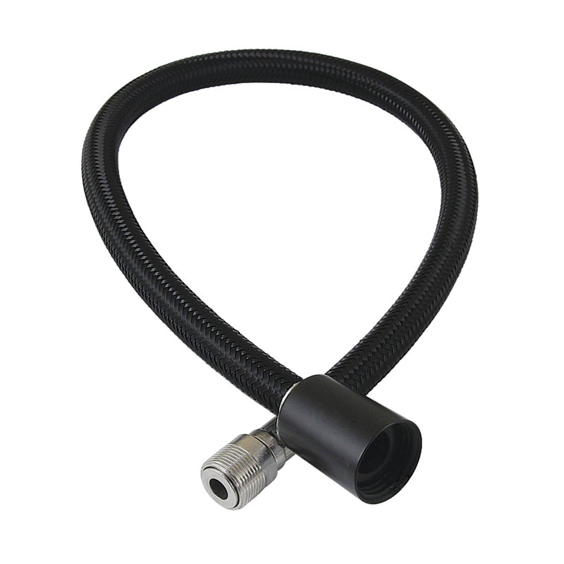 Tuyau d'arrosage de robinet de cuisine, Noir mat