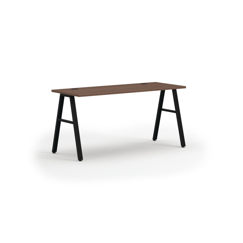 Bureau Mod A, Noyer sépia, L 60 po x P 24 po