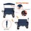 Convertible Folding Wagon Cart With Canopy-125205270