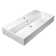 Nantucket Sinks Newport 36'' White Fireclay Rectangular Wall Mount Bathroom Sink with Overflow