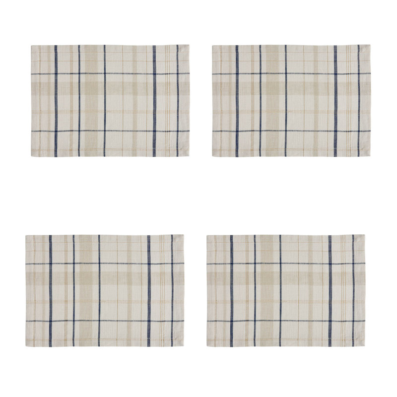 Ensemble de 4 napperons Gracie Oaks Glad Tidings
