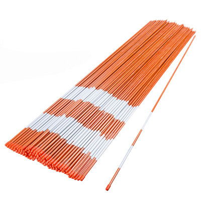 100pcs 48 Inch Driveway Marker Set 1/4 Inch