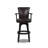 Meola Swivel Upholstered Counter Stool with Solid Wood Frame-593858112-590138081