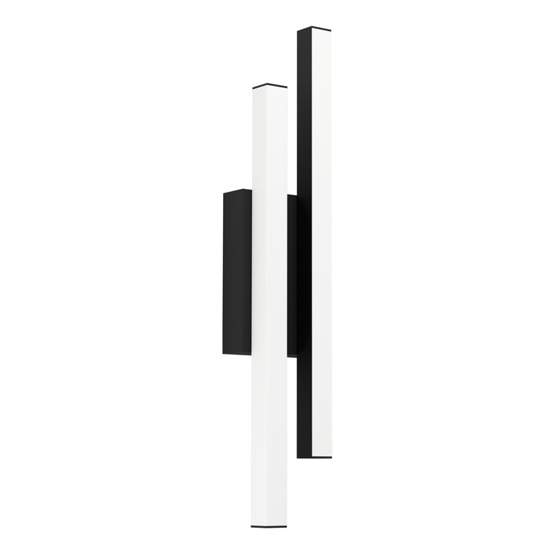 Starine Black 2 - Bulb Integrated LED Outdoor Wall Lantern