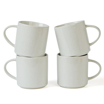 Fellows 4 Piece Stoneware Coffee Mug Set