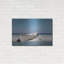  «White Boat On Beach» par Zhen-Huan Lu, art mural en métal, 24 po x 16 po-1888882834