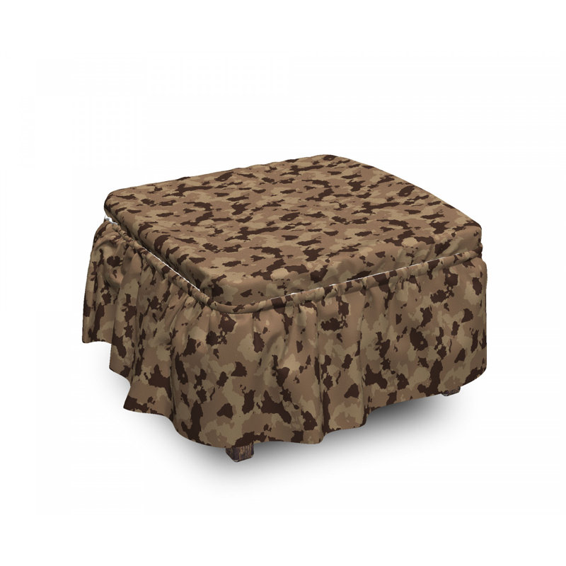 Housse pour repose-pieds terrestre tons camo