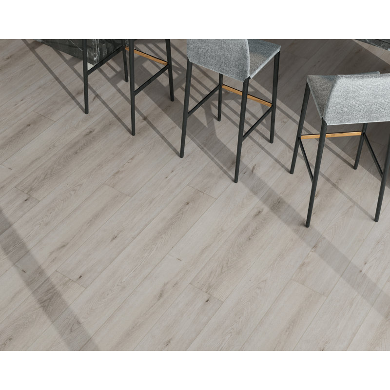 7" x 60" x 6mm Oak Click Lock SPC Luxury Vinyl Plank, Mystic Haze