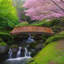 Pont de jardin japonais 8 pi