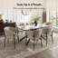 Whitworth Marble Effect 6 Seat Dining Table-1451203813