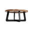 Table basse ronde en bois massif