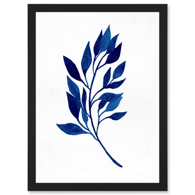 Watercolour Leaves - Single Picture Frame Print