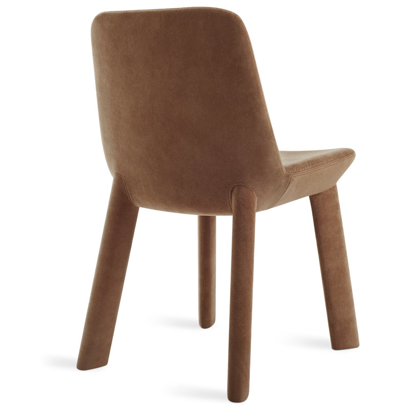 Neat Upholstered Dining Chair, Copper Velvet