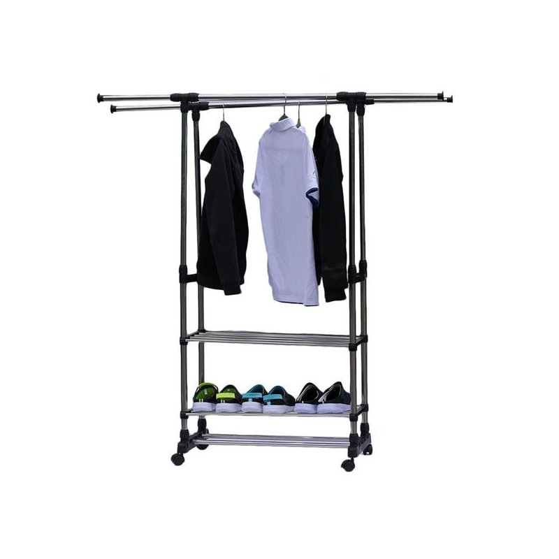 Gad 80cm Rolling Clothing Rack
