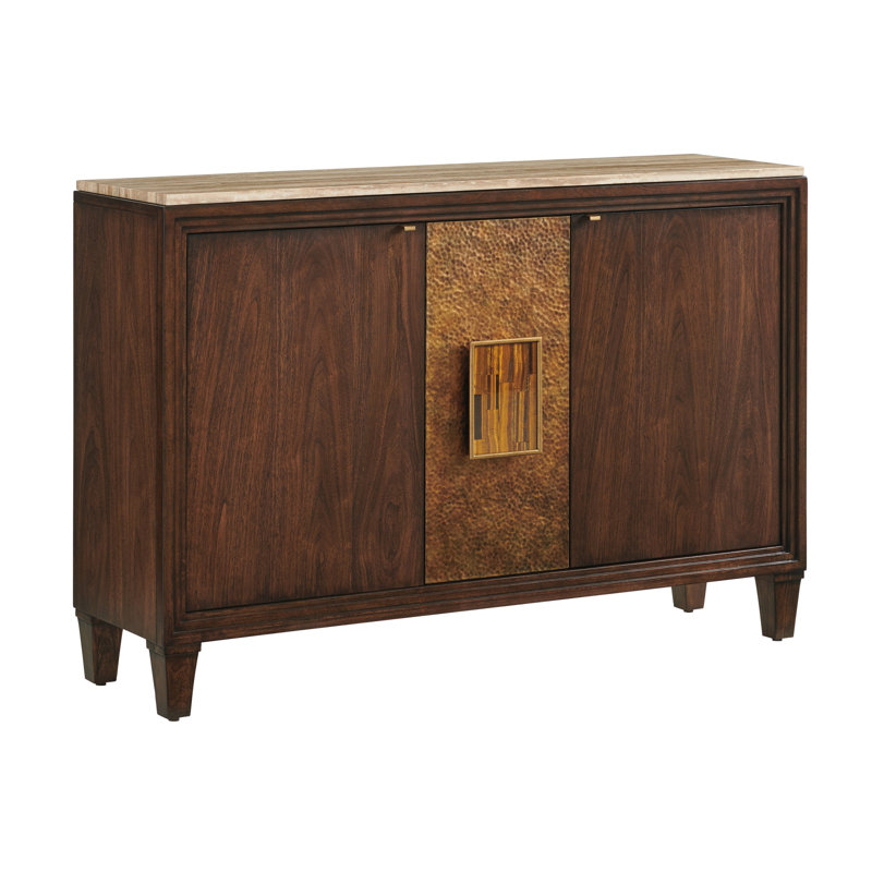 Silverado Santa Clara Hall Chest with Stone Top