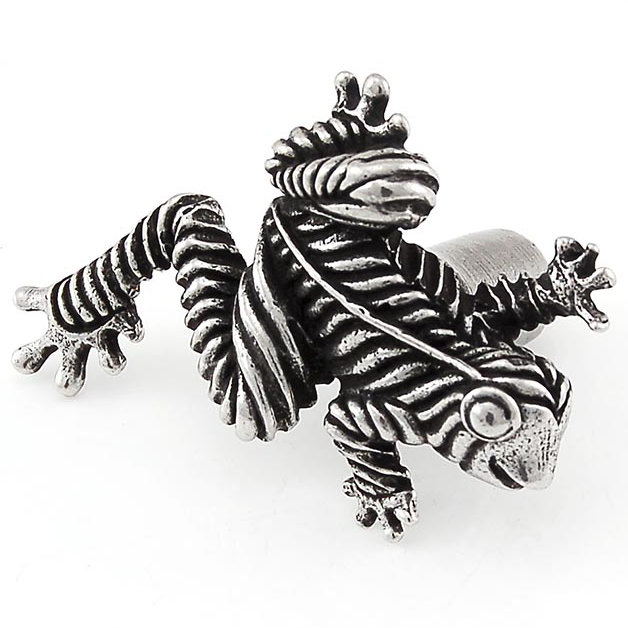 Pollino Novelty Knob, Vintage Pewter