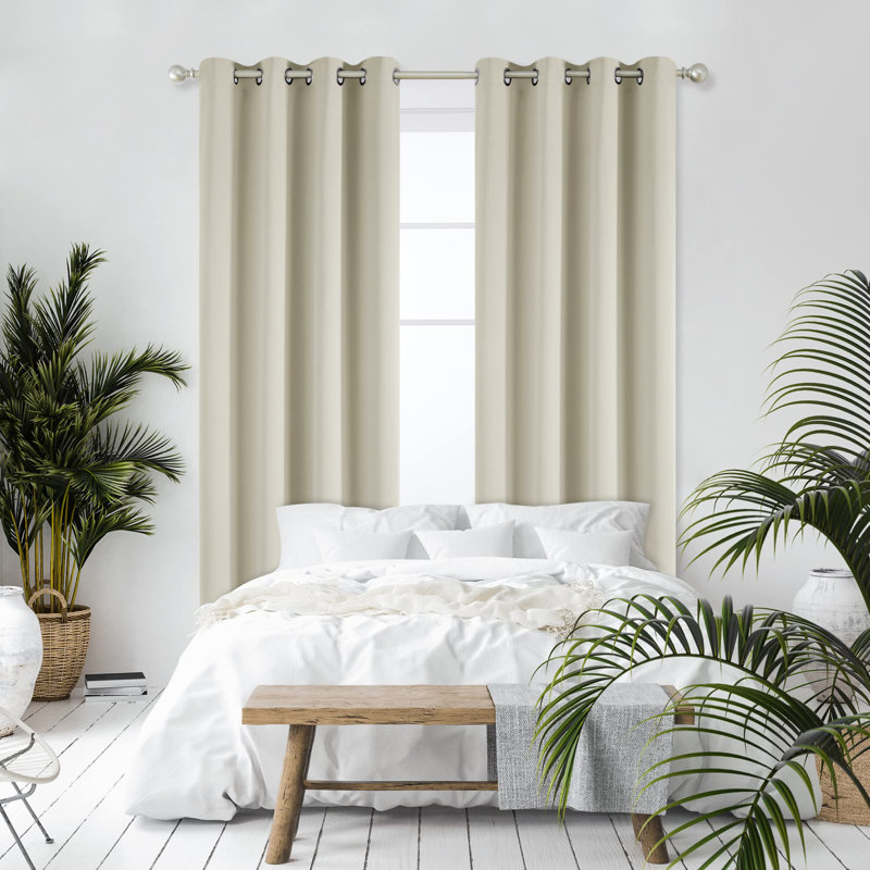 Radlee Blackout Curtain Pair, 53cm Width x 290cm Drop