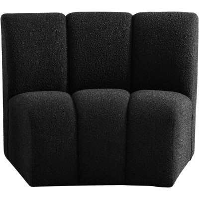 Izen 43" W Boucle Fabric Modular Chair