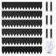 Metal Lawn Edging 100x20 cm 6 Modules - UV-Resistant Metal Palisade Flower Bed Border Edging Weatherproof